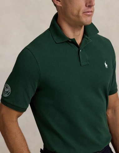 WIMBLEDON CLASSIC FIT MESH POLO SHIRT