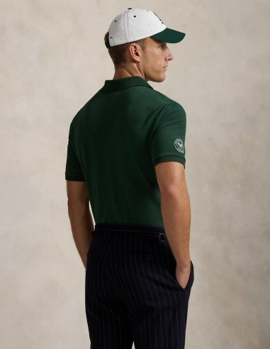 WIMBLEDON CLASSIC FIT MESH POLO SHIRT