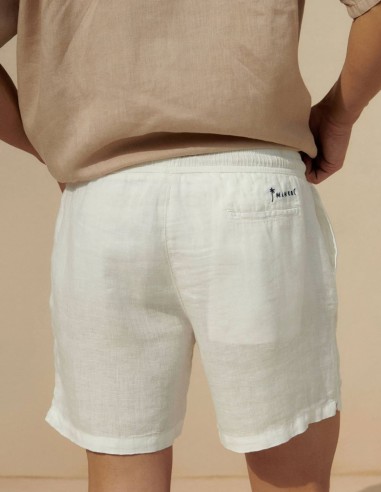 WASHED LINEN MALIBU SHORTS