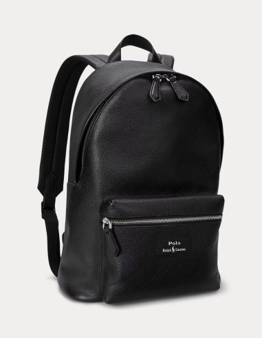 PEBBLED LEATHER BACKPACK