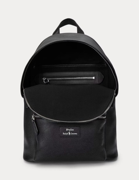 PEBBLED LEATHER BACKPACK