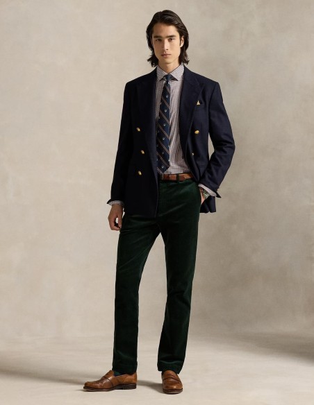 CUSTOM FIT CHECKED POPLIN SHIRT