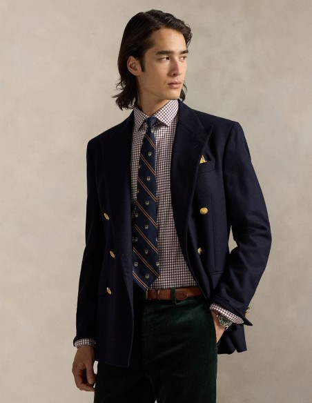 CUSTOM FIT CHECKED POPLIN SHIRT