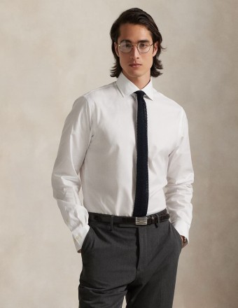 CUSTOM FIT TEXTURED SHIRT