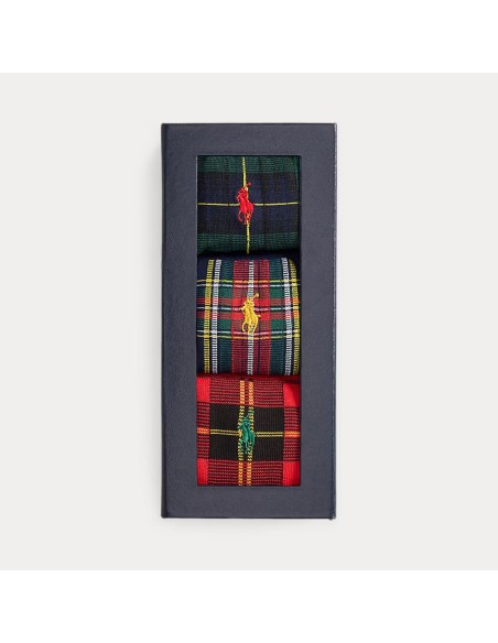 PLAID TROUSER SOCK 3-PACK GIFT SET