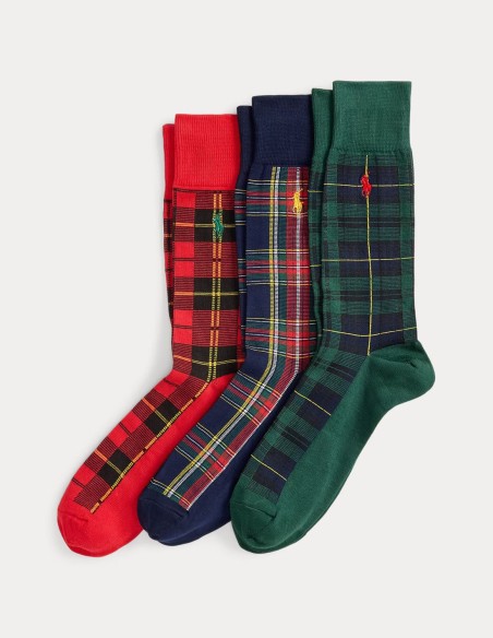 PLAID TROUSER SOCK 3-PACK GIFT SET