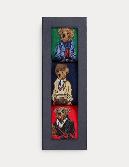 POLO BEAR TROUSER SOCK 3-PACK GIFT SET