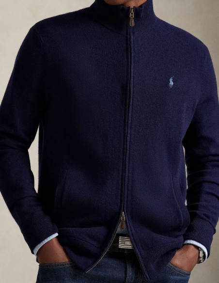 WOOL FULL-ZIP JUMPER