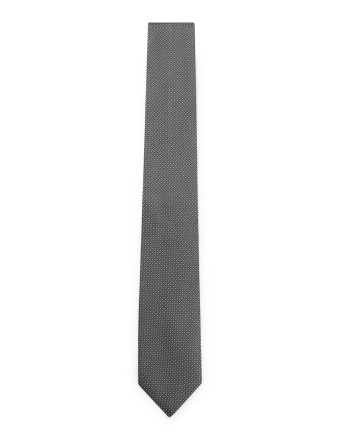 PURE-SILK TIE WITH MICRO...