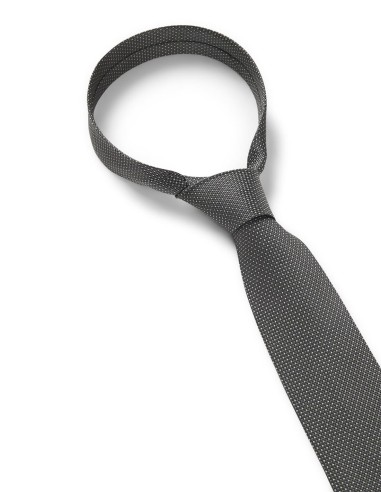 PURE-SILK TIE WITH MICRO PATTERN