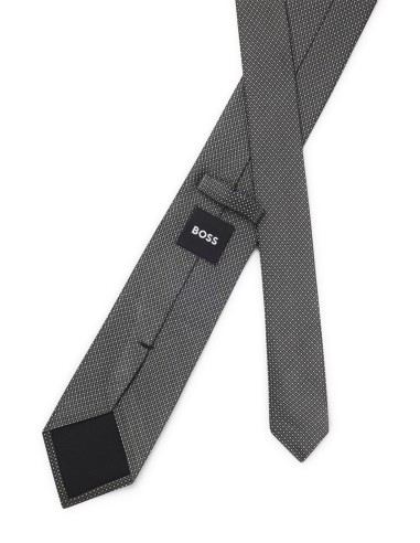 PURE-SILK TIE WITH MICRO PATTERN