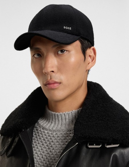 WOOL-SILK CAP WITH TWILL LINING