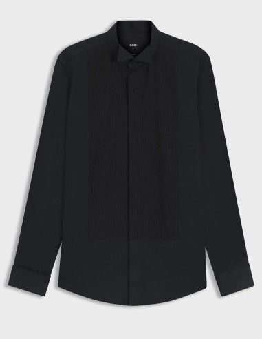 SLIM-FIT SHIRT IN EASY-IRON COTTON SATIN SLIM-FIT SHIRT IN EASY-IRON COTTON SATIN