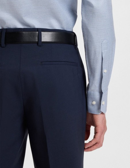 REGULAR FIT SHIRT IN PRINTED COTTON TWILL