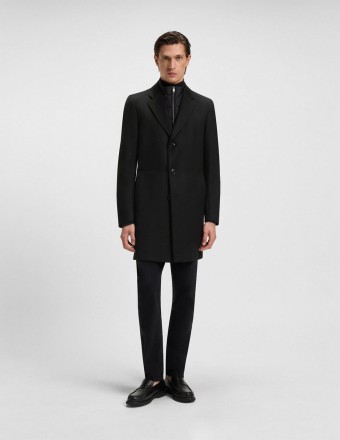 SLIM FIT COAT WITH...