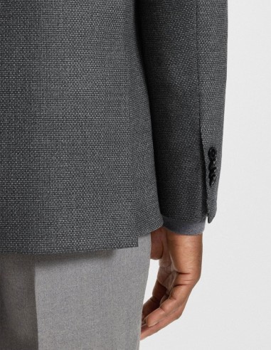 REGULAR FIT BLAZER IN PATTERNED...
