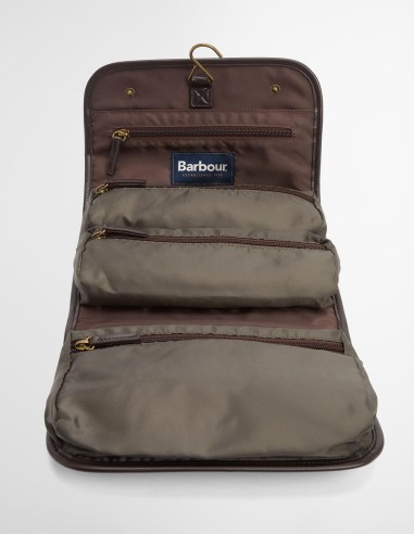 WAXED HANGING WASHBAG