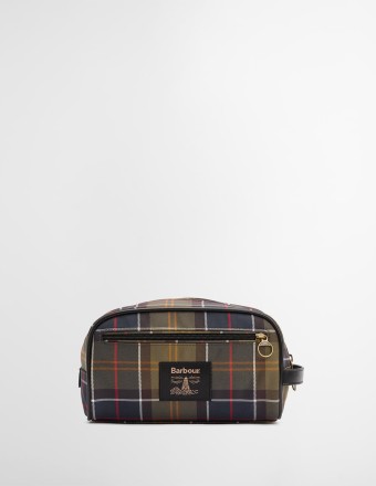 TARTAN HANGING WASHBAG