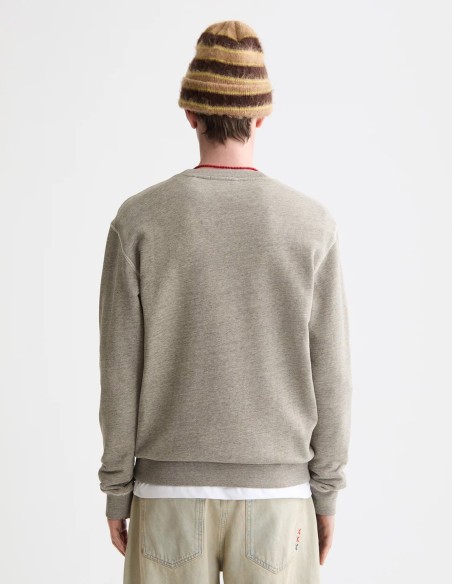 DENIM WASHED ARTWORK SWEATSHIRT