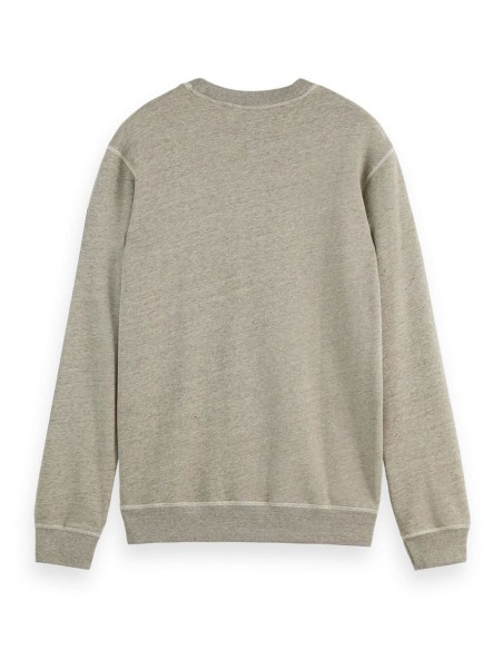 DENIM WASHED ARTWORK SWEATSHIRT