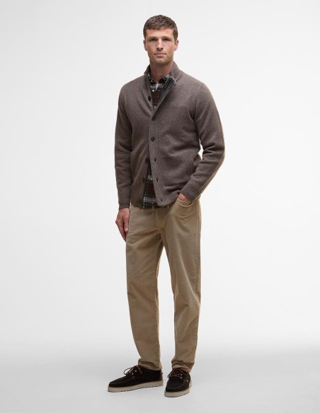 ESSENTIAL ELBOW-PATCH CARDIGAN