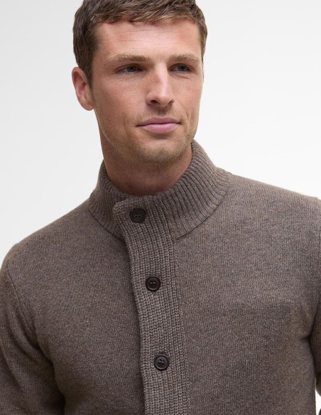 ESSENTIAL ELBOW-PATCH CARDIGAN