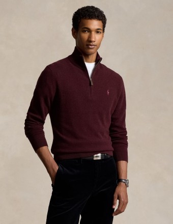 WOOL QUARTER-ZIP SWEATER 2