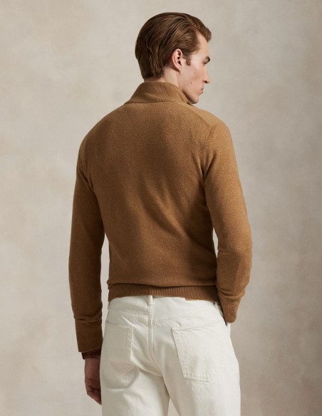 WOOL QUARTER-ZIP SWEATER