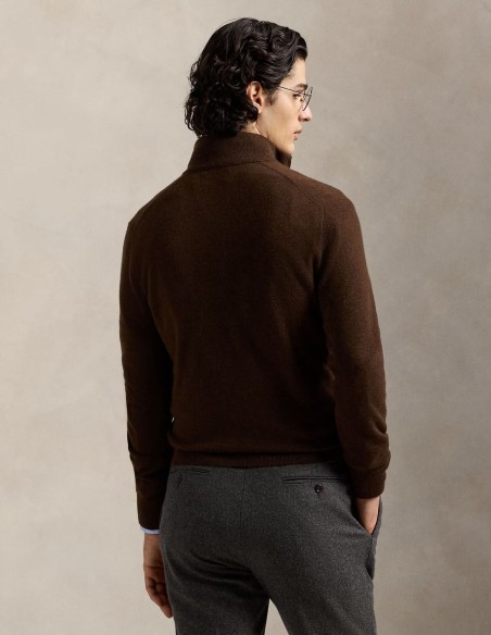 WOOL QUARTER-ZIP SWEATER