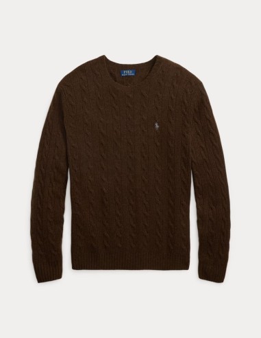 CABLE-KNIT WOOL-CASHMERE JUMPER