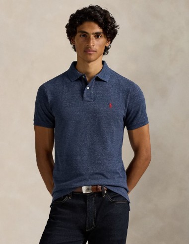 CUSTOM SLIM FIT MESH POLO SHIRT