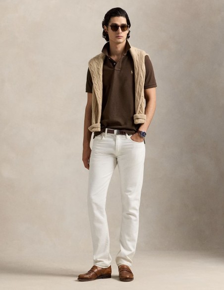 CUSTOM FIT MESH POLO SHIRT