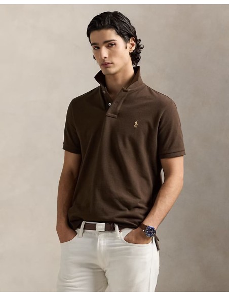 CUSTOM FIT MESH POLO SHIRT