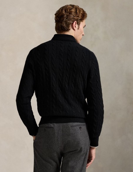 CABLE-KNIT WOOL-CASHMERE JUMPER