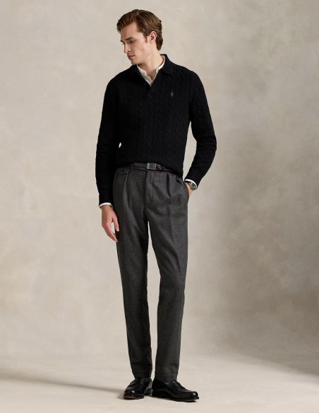 CABLE-KNIT WOOL-CASHMERE JUMPER