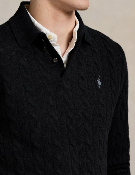 CABLE-KNIT WOOL-CASHMERE JUMPER