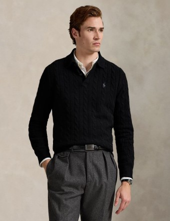 CABLE-KNIT WOOL-CASHMERE... 2