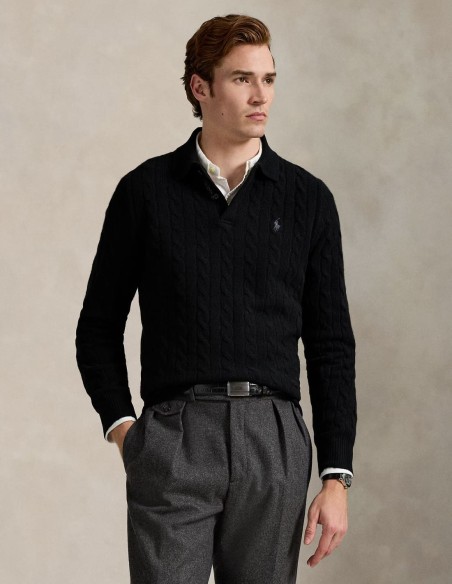 CABLE-KNIT WOOL-CASHMERE JUMPER