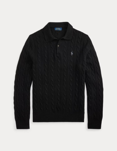 CABLE-KNIT WOOL-CASHMERE JUMPER