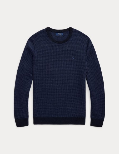 HOUNDSTOOTH WASHABLE WOOL JUMPER