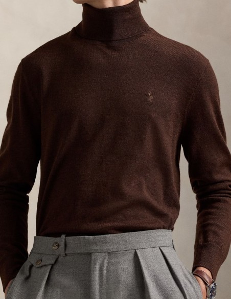 WASHABLE WOOL ROLLNECK JUMPER