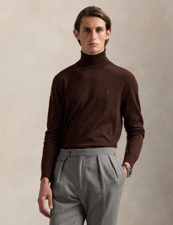 WASHABLE WOOL ROLLNECK JUMPER