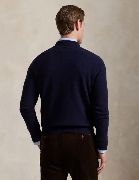 WOOL JOHNNY-COLLAR JUMPER