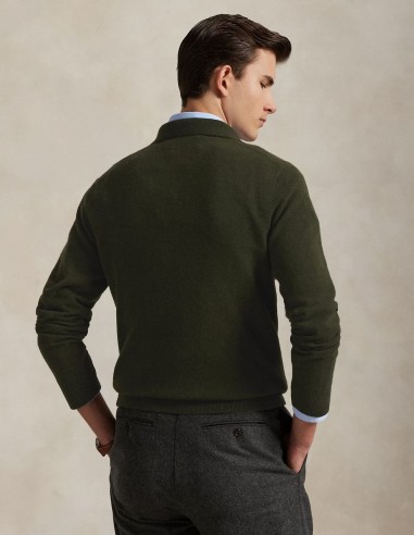 WOOL JOHNNY-COLLAR JUMPER