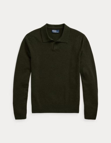 WOOL JOHNNY-COLLAR JUMPER