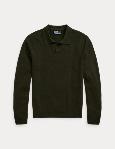 WOOL JOHNNY-COLLAR JUMPER