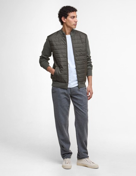 ESSENTIAL CARN BAFFLE ZIP THROUGH SWEATER