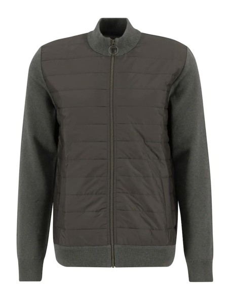 ESSENTIAL CARN BAFFLE ZIP THROUGH SWEATER