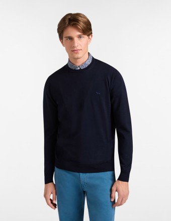 CREW NECK MERINO WOOL SWEATER