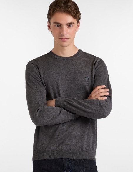 CREW NECK MERINO WOOL SWEATER